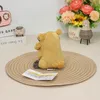 13 cm Cartoon Big Tooth Marmot Plüsch Spielzeug Schönes braunes Sitzen Eichhörnchen Plushie Stofftier Kids Playmate Plushie