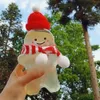 15 stks kerstflessen Gingerbread Man Bottle Party Candy Jar Sap Drink Bottle Kerstmas Plastic Ketel Kinderen Gift Kerstdecor 240426