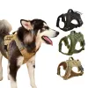 Harnesses Tactical Dog Harness For Medium Large Dogs Training Hunting Outdoors Dog With Handle NoPull Adjustable Pet Vest collar Harness