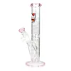 Kitty Bong Bong Glassah Verre Smoking Kt Straight Tube Pipe Water Pipe Lookah Dab Rigs Shisha Bons mignons pour les filles