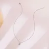 Luxe tiifeniy ontwerper hanger kettingen gouden elektroplatingkorean ontwerp met highd en etherische charme gepersonaliseerde internet beroemdheid bezaaid diamant co