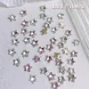 Mixed Pentagram Metal Christmas Star Crystal Flatback Rhinestones Nail 3D Charms Gold Decorations Parts Manicure Accessories 240426