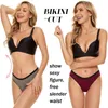 PALANDE DE FEMMES 7 PACK Coton Coton Sous-vêtements Femme Sexy Bikini Breaspable Dames Invisible Femmes Hipster