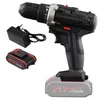 21V Electric Impact Cordless Drill Highpower Lithium Battery Wireless Rechargeable Hand Home DIY Power Tools 240420