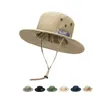Yaz Açık Güneş Koruması Büyük Kıt Balıkçı Şapkası Dalga Dağcılık Turizm Havzası Şapka Şapka Tüm-One Güneş Şapkası
