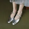 Fedonas Concise Comfortion Casual Women Flats Spring Summer Office Ladies本物のレザーメアリージェーンズシューズレトロスタイル240424