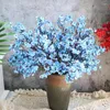 Decoratieve bloemen Faux Gypsophila Bouquet Artificial Rose Wedding Home Diy Decor Fake Flower Floral forhome Party