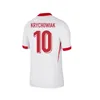 Voetbaljersey Polen 2025 Europese truien 2024 Nationaal team Lewandowski Polonia Krychowiak Zielinski Szymanski 2026 Wereldbeker voetbalshirt Men Kids Kit