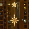 クリスマスデコレーション吸引カップ窓照明屋内バッテリー操作が簡単に設置されていますクリスマス用