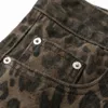 Vintage Leopard Jeans Men Hip Hop Streetwear Harajuku Hip Hop Baggy Dżinsy spodnie retro dżinsowe spodnie 240420