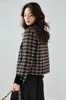 Giacche da donna Cashmere Classic Short Coat Shorted Tweed Crop Trending Trending per l'ingrosso 2024 Boutique Women Cloth Mansleve Aush Wear