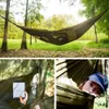 Anti Mosquito Camping Equipment Suspended Swing Outdoor Garden Furniture Portable Hammock Hiking Tents Supplies Tourist 240411