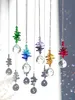 Décorations de jardin Crystals Pendants en verre Collection arc-en-ciel suspendue pour les pièces de lustre Favors de mariage à la maison ou au jardin DCO