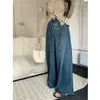 Damskie dżinsy Y2K Style moda streetwear Summer Woman Pants Vintage workowate kobiety wysokie talia szerokopasmowe spodnie nogawki duże ubranie