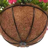 Dekorativa blommor Flowerpot Simulation Basket Bride Inhoor Hanging Planter Plastic Outdoor Ornament