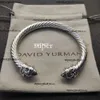 Nieuwe 2024 Dy Desginer David Yurma Sieraden Top Kwaliteit Bracelet Simple en Elegant Popular Woven Traped Rope Fashion Ring David Bracelet Punk Jewelry David Size 2 746