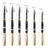 1.8m 2.1m 2.4m 2.7m 3.0m 3.6m Carbon Fiber fishing rod Super short pocket Portable Spinning pole telescopic fishing rod 240425