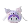 Plush Handbag Tie-dyed Women's My Melody Kuromi Plush Messenger Bag Cartoon Children's Bag Wholesale