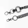 Midjekedjor Bälten Metall Punk Rock Layered Chain Keychains For Men Kvinnor i midjan Key Chain Wallet Jeans Hip-Hop Pants Beltkedjor smycken Tillbehör