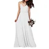 Festklänningar Enkel solid formell kväll chiffongklänning Elegant A-Line Celebration Gown Classic Strap Sleeveless Prom