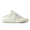 Med låda av hög kvalitet gyllene sneakers Italy Brand Paris Ball Star Flat Casual Shoes Release Sequin Do-Old Dirty Super-Star Women Trainers Sport Designer Shoes Dhgate