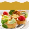 Kalıplar 50 PCS Yumurta Tart Kalıplar Alüminyum Cupcake Kek Kurabiye Düzenli Kalıp Kalkol Teneke Pişirme Bardakları Mutfak Aleti Yeniden Kullanılabilir Yapışmaz Tartletler Sıcak