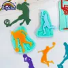 Formen Sportserie Kuchen Dekoration Silikon Form Baseball Fußball Basketball Kuchen Schokolade Zucker Handwerk Küchen Backwerkzeuge