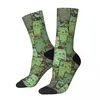 Calcetines para hombres Catcus Garden Harajuku Súper Súper Softs Accesorios de larga duración para el regalo de cumpleaños de la mujer del hombre