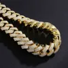 Hip Hop Jewelry Custom Vvs Lab Diamond Mossine Chain Men 14K Gol