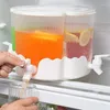 Bottiglie d'acqua di grande capacità 4-Grid Summer Drinks Disser con secchio freddo frigorifero per bevande frigorifero