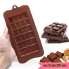 Molds 24 Cavity Silicone Chocolate Molds Cake Bakeware Keuken Bakgereedschap Snoep Maker Sugar Mold Bar Block Ice Tray Cake Accessoires