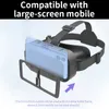 VR -bril Virtual Reality Headset Viar Devices Helmet 3D Lenes Smart Goggles voor smartphones Telefoon Mobile Gogle Game Accessoire 240424
