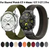 Brotte de montre en nylon de 22 mm pour Huawei Watch GT 4 GT4 Bracelet de bande 46 mm pour Huawei 4 Pro GT3 GT2 GT 3 2 Pro 46mm Watchband