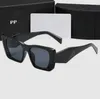 Kobiety na plaży Kobiety przeciwsłoneczne Designerskie okulary przeciwsłoneczne dla mężczyzny lunette de soleil homme trójkątne okulary oczu UV Goggle proste lato MZ131 H4