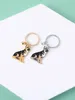 Клавные мода Pet German Shephard Dog Dog Keychain Подарок подвеска