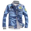 Мужские куртки 2021 Осень Demin Jacket Designs Designs Made Men Men Winter Denim Streetwear Jeans Drop Drow Одежда Overwear OTKBS