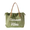 Damestas tas canvas tas handtas schoudertas crossbody tassen hoogwaardige mode mode grote capaciteit boodschappentas zomers reizen strand vakantie voorkeur