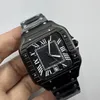 watches men designer Watches luxury watch movement watches black watchstrap 40MM Stainless Steel Casual clasic Complete Calendar black strap watch