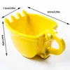 Kubki 1PC Kreatywne koparki 3D Modelowa kubek kawy z łopatą ciekawą koparkę Ashley Cake pojemnik na herbatę J240428