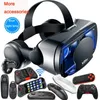 VRG PRO 3D VR GLASESS WIRTUALNE PEŁNEGO EKREMATU PLAID WIDEANGLE Pudełko dla okularów smartfonów od 5 do 7 cali 240424