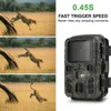 Outdoor Mini Trail Camera 4K HD 20MP 1080P Noktoska w podczerwieni ruch aktywowaną pułapkę polową IP66 Waterproof Wildlife Cam 240422