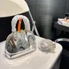 24SS Women's Luxury Designer New Shell Bag Shoulder Crossbody Bag Women's Handbag Shoulder Purse Small And Delicate 20CM