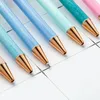 20Pcs/Lot Gradient Color Glitter Ballpoint Pen Office Accessories Women's Pens For Writing Men's Luxury High Quality Metal