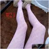 Calcetines calceteros diseñadores medias de medias para mujeres leggings luxury flets estiramiento de la red de la red damas y pantimedias negras para la fiesta caída otxzo
