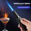 Rizhe Refillable Butane Windproof Lighter Jet Torch Butane tändare med presentförpackning