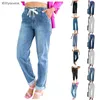 Women's Pants Ladies Baggy Jeans Pull-On Drawstring Joggers Casual For Women Pencil Flexible Comfort Pantalones De Mujer