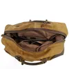 Duffel Bags große Kapazität Herren -tragbarer Reisetasche Europäischer und amerikanischer wasserdichte Ölwachs Crossbody -Gepäck mit Mad Horse C.