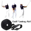 ゴルフトレーニングエイドスイングアシストゴルフ姿勢補正トレーナーエアポンプ調整可能なストラップを備えたスマートインフレータブルボールセット