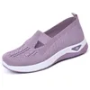 Womens Gai Running Sapatos Casuais Tenezas de tênis preto roxo tênis tênis correm o verão de pés lentos ao ar livre