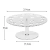 Strumenti 6/16 grano rotondo cono di gelato acrilico cono dessert display shelf party per feste per feste di nozze forniture per bar